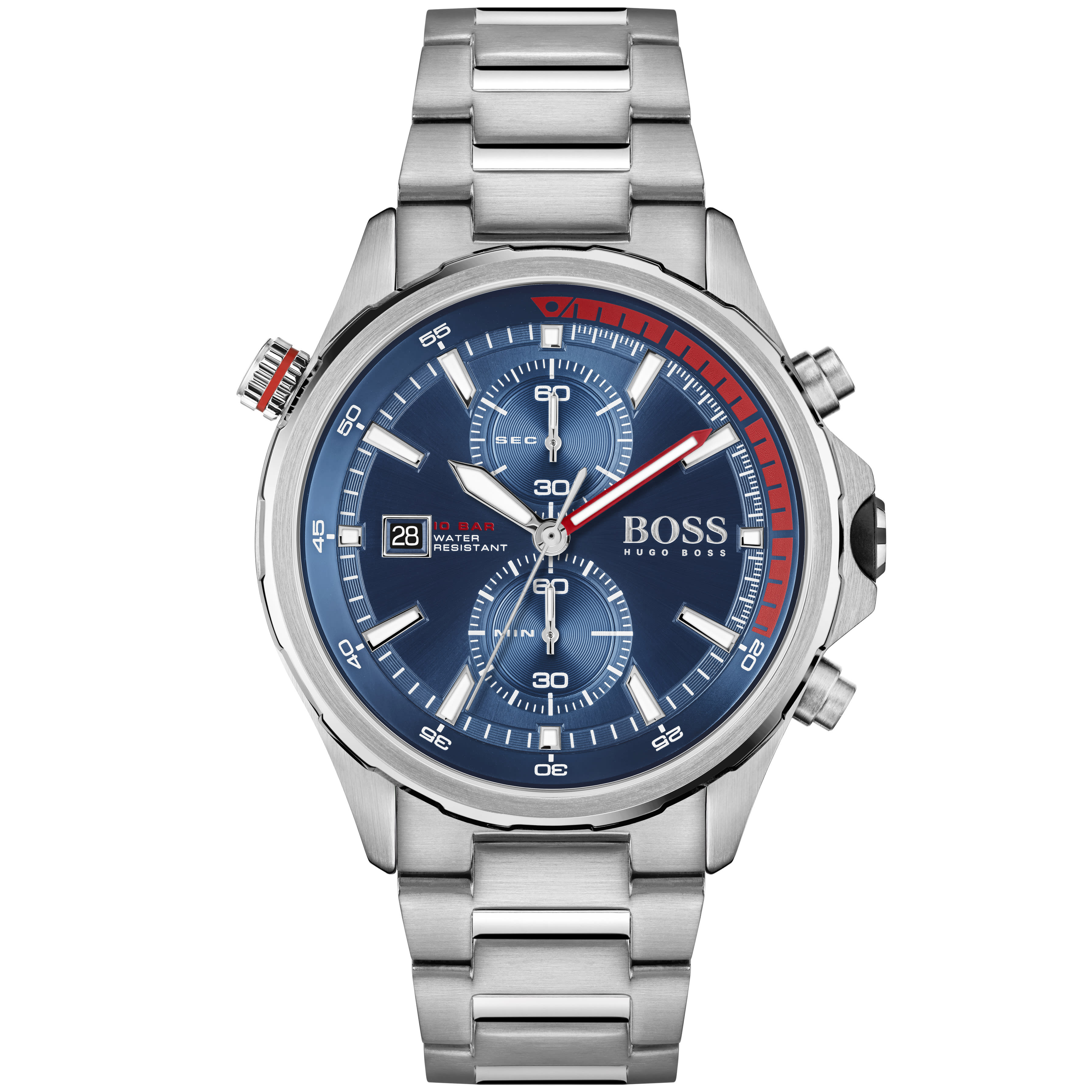 Alternative Image for ProductBOSS 1513823 Globetrotter Watch Silver1